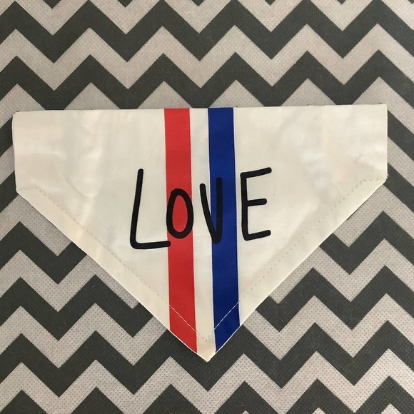 🎈LOVE Doggy Bandana - Picture 1 of 2